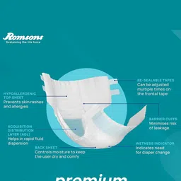 Dignity Set Of 6 Disposable Adult Diapers - M - 10 Pcs Each image 3