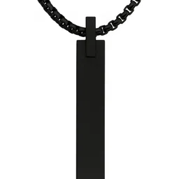 Roadster Silver-Plated Geometric Pendants with Chains image 3