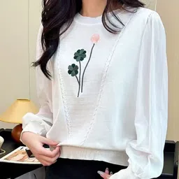 StyleCast Women Embroidered Pullover Sweaters-picture-15