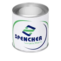 SPENCHER Men Leather Straps Round Reset Time Analogue Watch Jai Bhim 9322 Black Strap image 2