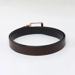 Metronaut Men Textured PU Reversible Formal Belt image 4