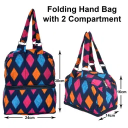 Kuber Industries Printed Shopper Shoulder Bag with Cut Work image 5