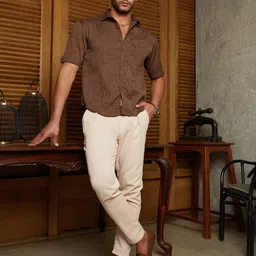 Campus Sutra Men Classic Opaque Casual Shirt-picture-24