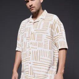 PRONK Men Standard Printed Casual Shirt image 3