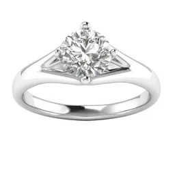 AJRETAIL 14KT 1 Carat Lab Grown F Color VS1 Clarity Diamond Ring - 2.76 g-picture-31