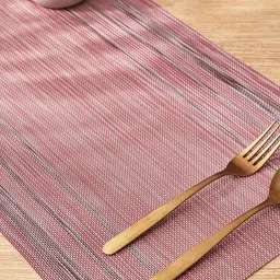 Home Centre Eden 6-Pcs Pink Textured Rectangular Table Placemats-picture-32