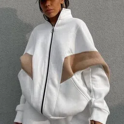 Mast & Harbour Mock Collar Sweatshirt & Trousers Co-Ords-picture-26