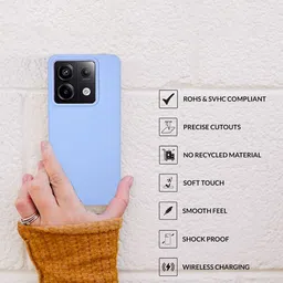 SPRIG Redmi Note 13 Pro Liquid Silicone Back Cover image 4
