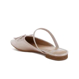 RAG & CO Women Mojaris with Bows Flats image 2