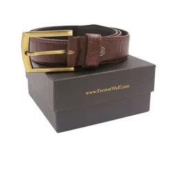 Everestwolf Men Textured Leather Formal Belt-picture-18
