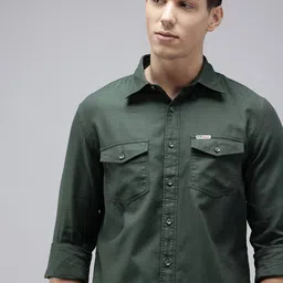 U.S. Polo Assn. Denim Co. Pure Cotton Casual Shirt-picture-32