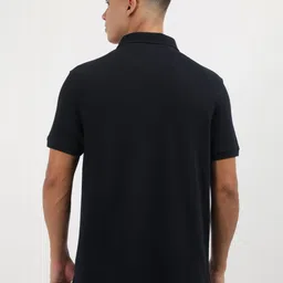 Tommy Hilfiger Men Solid Polo Collar Cotton T-shirt image 5