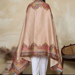WEAVERS VILLA Ethnic Motifs Printed Small Size Shawl image 5