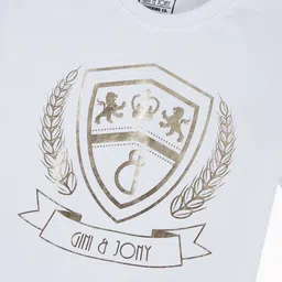 Gini and Jony Boys Printed Raw Edge T-shirt image 3