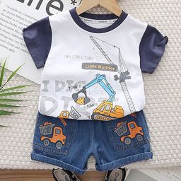 StyleCast x Revolte Boys Printed Short Sleeves T-shirt With Shorts-picture-37