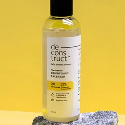 deconstruct Brightening Skin Care Combo- Face Wash 100ml + Sunscreen 50g + Moisturizer 50g image 3