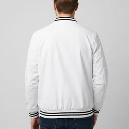 Mast & Harbour Men Collarless Bomber Jacket image 2