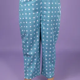 Sizeupp Women Pure Cotton Plus Size Mid Rise Trousers-image-2