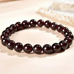 VIBESLE Unisex Maroon Garnet Bracelet-image-27