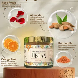Sarvm Naturals Skin Brightening Ubtan Scrub - 60 g image 3