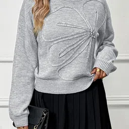 LULU & SKY Women Pullover with Embroidered Detail-picture-15