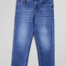 Purple United Kids Girls Regular Fit Mid-Rise Heavy Fade Jeans-image-59