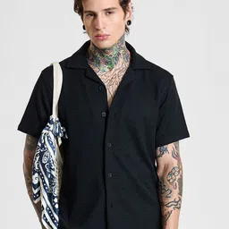Snitch Men Boxy Opaque Casual Shirt-picture-37