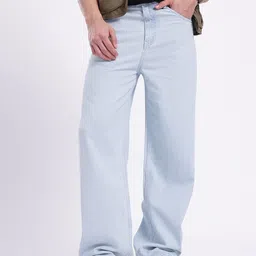 glitchez Men Denim Drift Wide Leg jeans-image-37