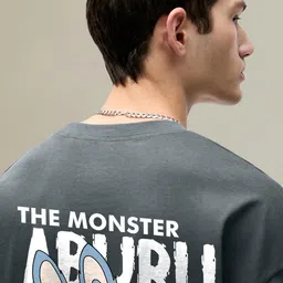 PRONK Men Oversized Graphic Printed T-shirt image 2