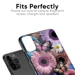 QRIOH Floral Printed iPhone 12 Back Case Mobile Accessories image 2