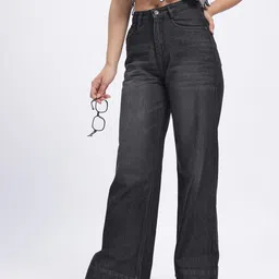 glitchez Y2K Comeback Queen Light Fade Bootcut Flare Jeans-picture-11