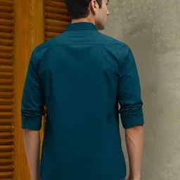 Metronaut Men Spread Collar Regular Fit Casual Shirt image 4