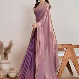 PAYAL CREATION Zari Satin Saree-picture-18