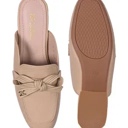 San Marino by Shoe Bank Block Mules with Bows image 5