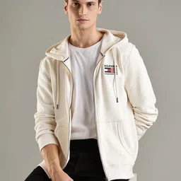 Tommy Hilfiger Europe Men Brand Logo Embroidered Hooded Sweatshirt-picture-44