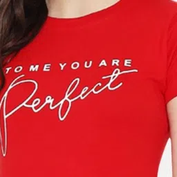 Dreambe Women Pack of 2 Tom & Jerry Typography Printed Round Neck Cotton T-shirts image 2