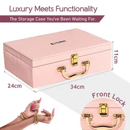 Kuber Industries Teal Set of 2 Regular Jewellery Organiser Organisers image 3