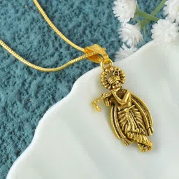 ADMIER Gold-Plated Contemporary Pendants with Chains-picture-33