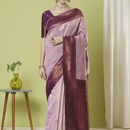 KAYOMMI Woven Design Zari Banarasi Saree-picture-27
