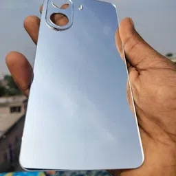 HANS LSR Poco X7 Pro 5G SILVER MIRROR BACK PANNEL Mobile Skin-image-0