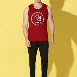 WOOSTRO Pack of 2 Printed Combed Cotton Innerwear Vests with Intelliease Technology image 4