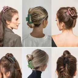 badodiya's Women Set of 6 Claw Clip image 2