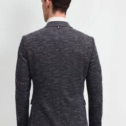 Arrow Self-Design Slim-Fit Single Breasted Blazer image 4