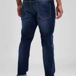 SPYKAR Men Skinny Fit Low-Rise Mildly Distressed Light Fade Stretchable Jeans image 3