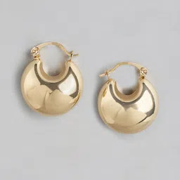 Forever New Gold-Plated Circular Hoop Earrings-picture-15