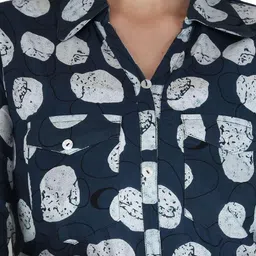 Neelokurti Women Geometric Printed Daily Cotton Straight Kurta image 2