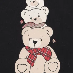 max Girls Typography Printed Cotton T-shirt image 4