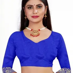 KSALIYA Blue Silk Blend Sarees image 2