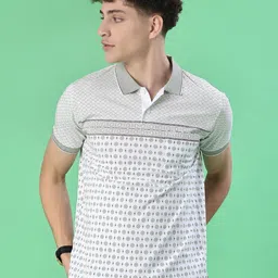 V-Mart Men Printed Polo Collar Pockets T-shirt-picture-33