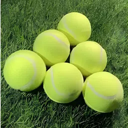 HackerX Pack Of 6 Trainy Sports Tennis Ball image 1